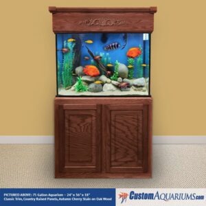 75 Gallon* Glass Aquarium - 24"H x 36"L x 18"D