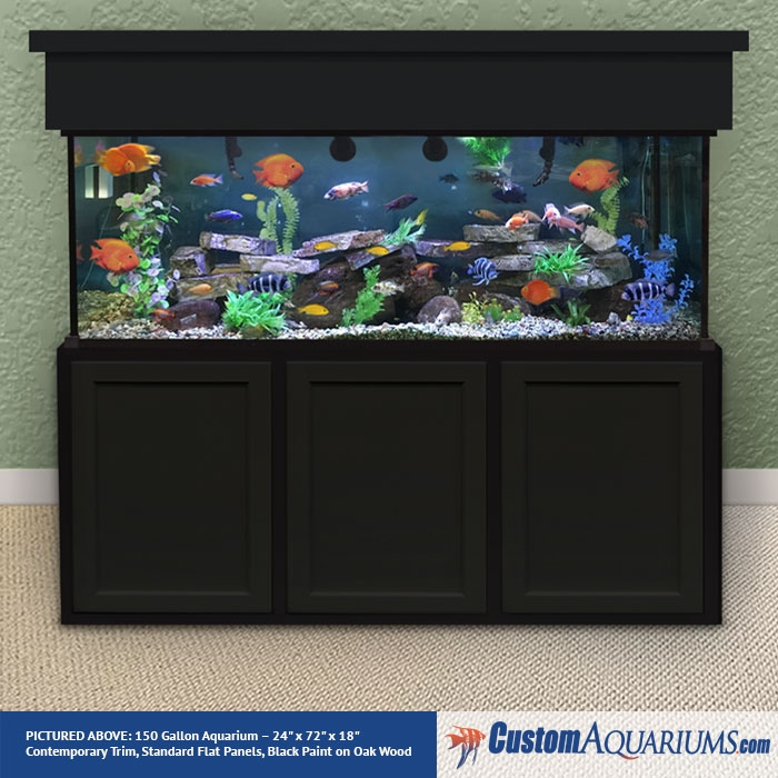 Majestic Stand & Canopy 72"L x 18"D Package Custom Aquariums