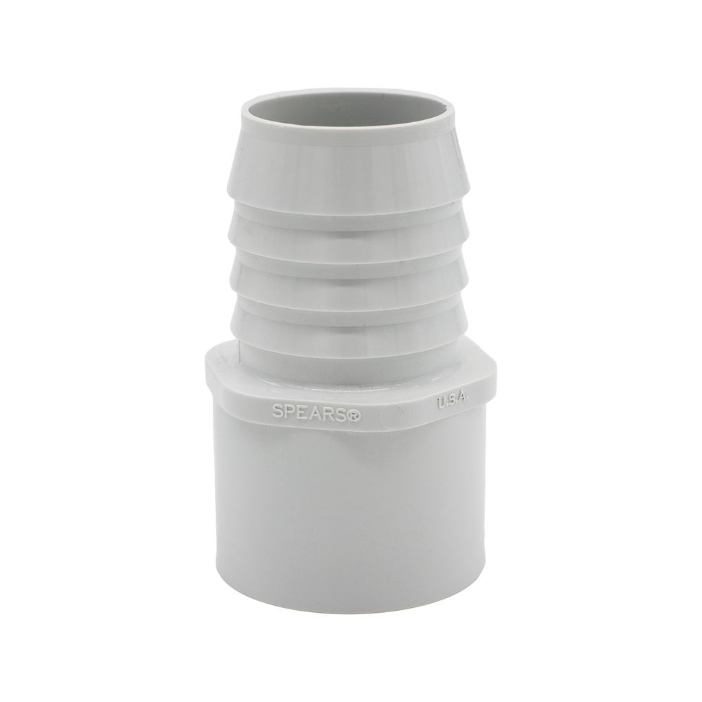 1-1/2" Barbed x Slip Coupler Fitting